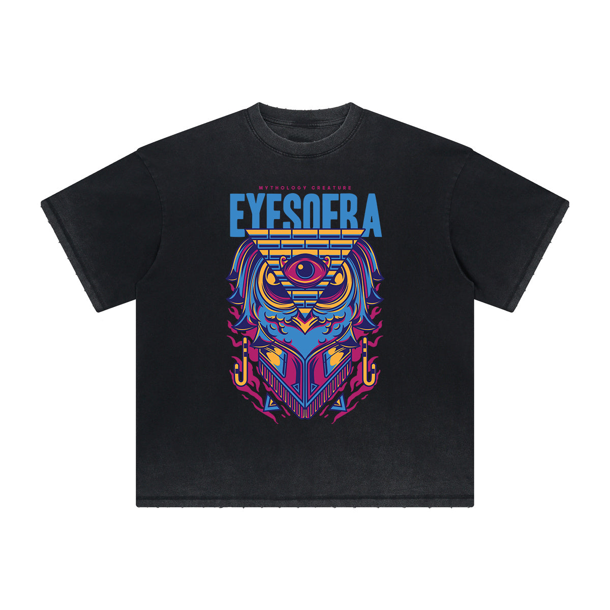 Camiseta gráfica steampunk de peso pesado