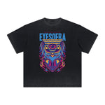 Camiseta gráfica steampunk de peso pesado