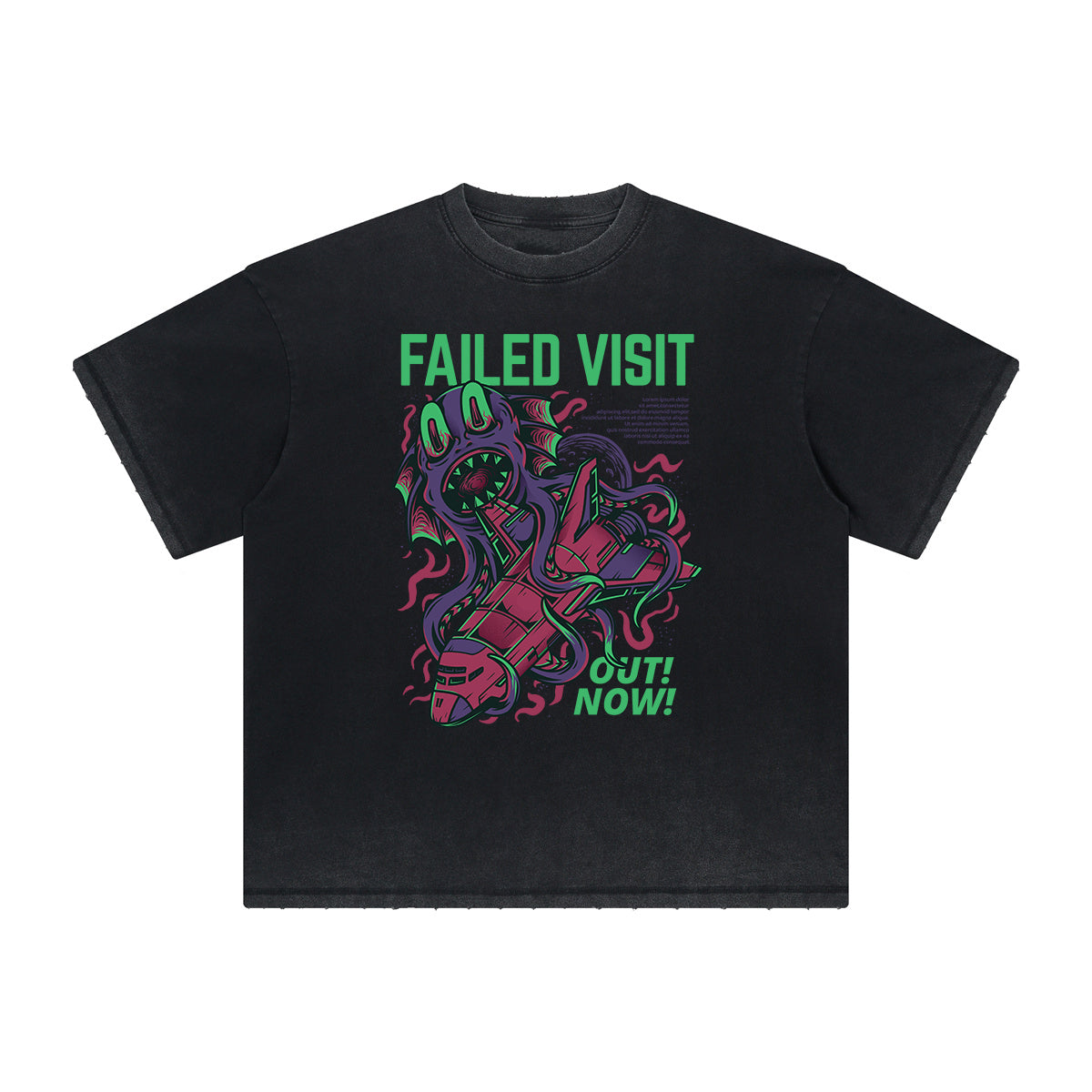 Camiseta gráfica steampunk de peso pesado