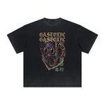 Camiseta gráfica steampunk de peso pesado