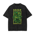 Camiseta con estampado divertido descolorido steampunk