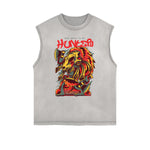 Camiseta sin mangas con estampado divertido de Steampunk