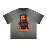 Vintage Frayed Steampunk Funny Pattern Tee