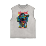 Camiseta sin mangas con estampado divertido de Steampunk