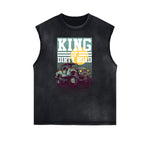 Camiseta sin mangas con gráfico divertido de estilo steampunk