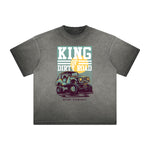 Vintage Frayed Steampunk Funny Pattern Tee