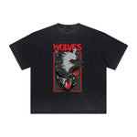 Thick Faded Humorous Cartoon Graphic Tee