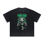 Vintage Frayed Punk Cartoon Graphic Tee