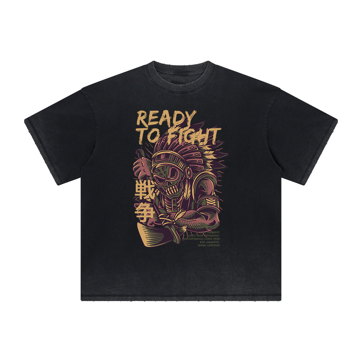 Vintage Frayed Punk Cartoon Graphic Tee