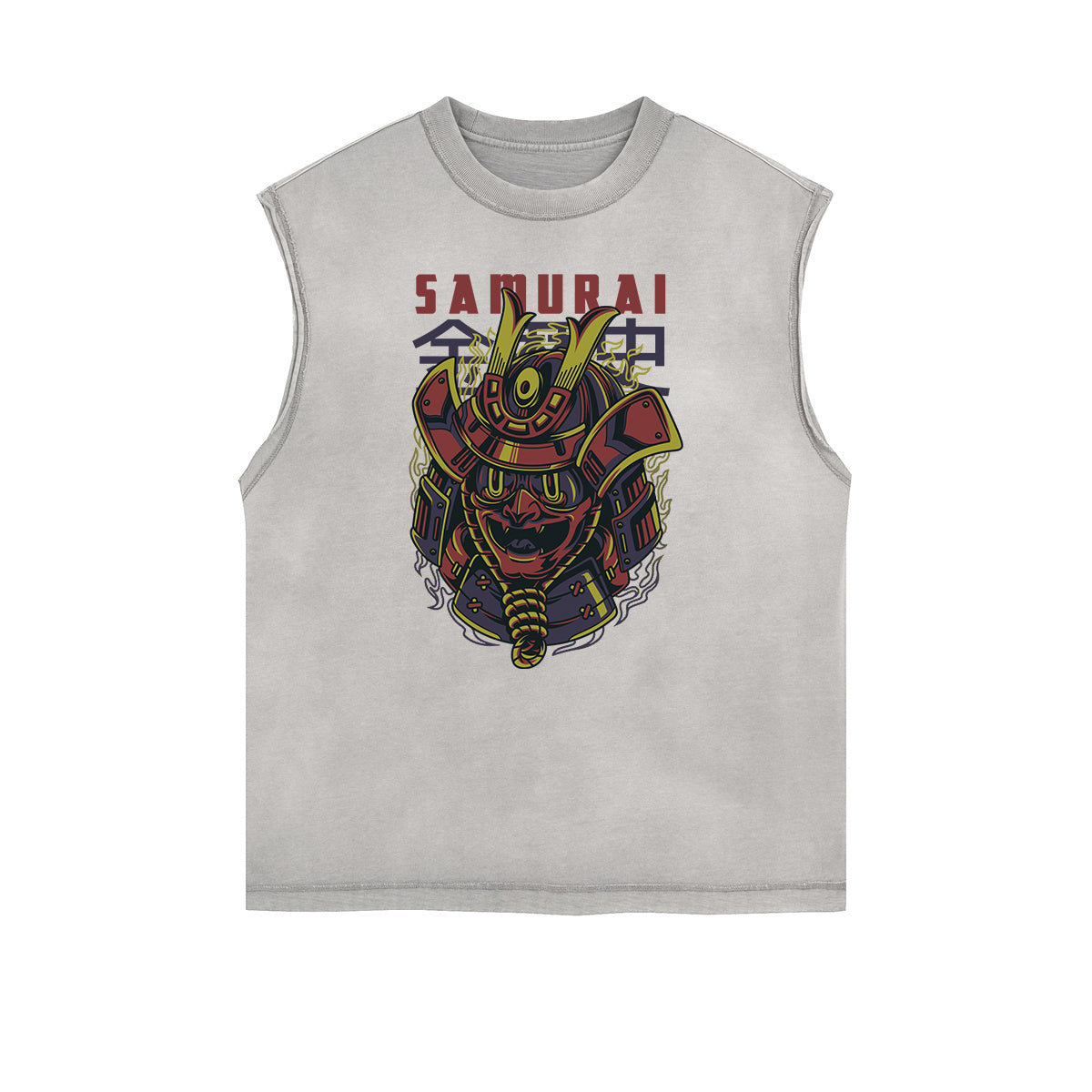 Camiseta sin mangas con gráficos abstractos de dibujos animados