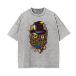 Retro Cartoon Stone Wash Graphic Tee