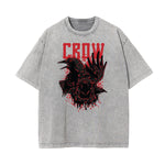 Retro Cartoon Stone Wash Graphic Tee