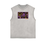 Retro Cartoon Graphic Muscle Tank