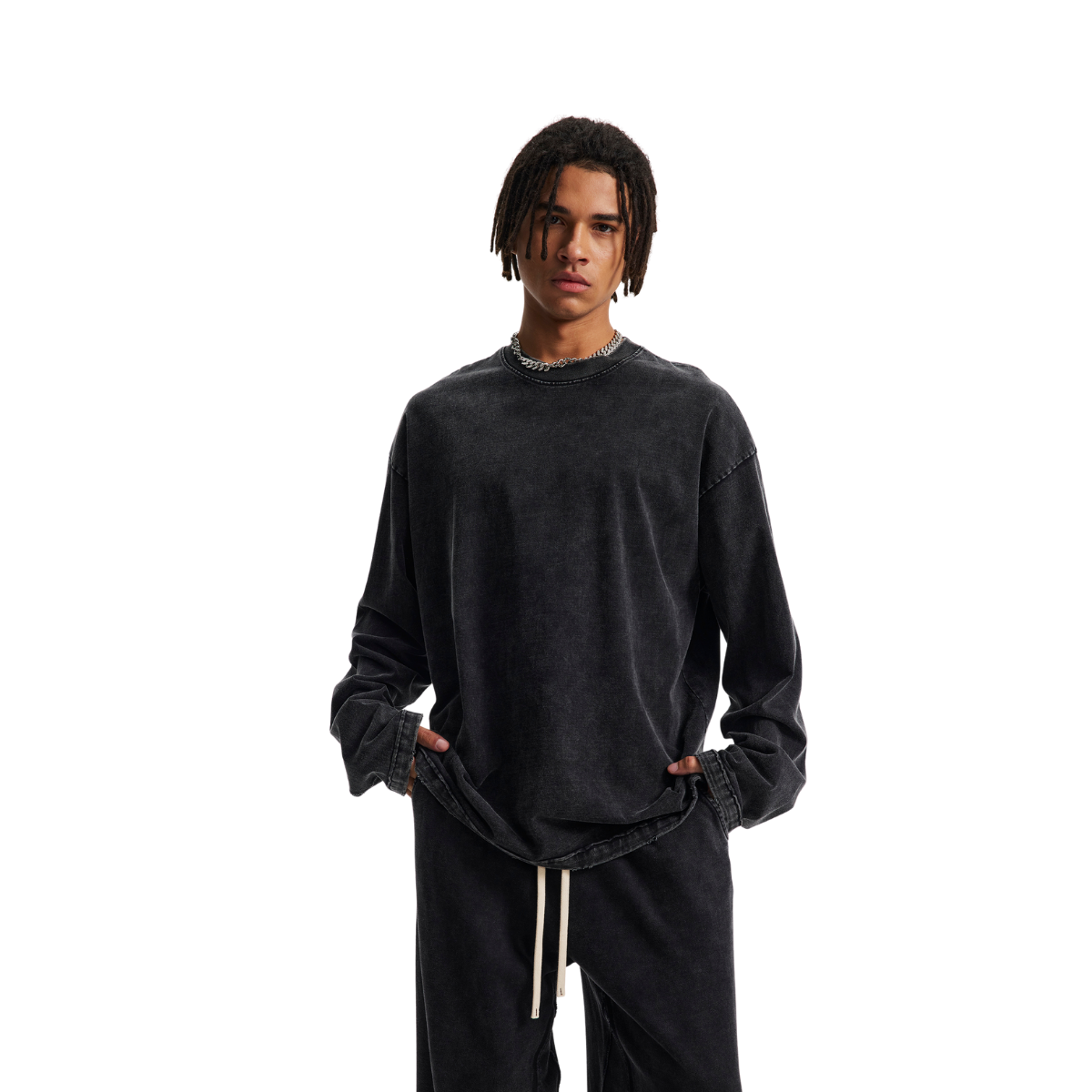 Vintage Oversized Long Sleeve Sweatshirt