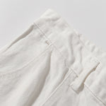 Snap Closure Flared Hem Utility Cargo Pants