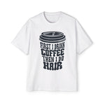 Coffee Quote Graphic Tee-INNBLAC Fashion Apparel