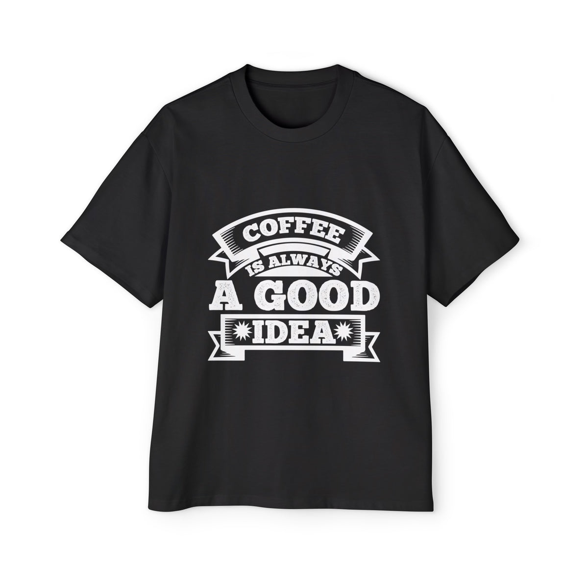 Coffee Quote Graphic Tee-INNBLAC Fashion Apparel