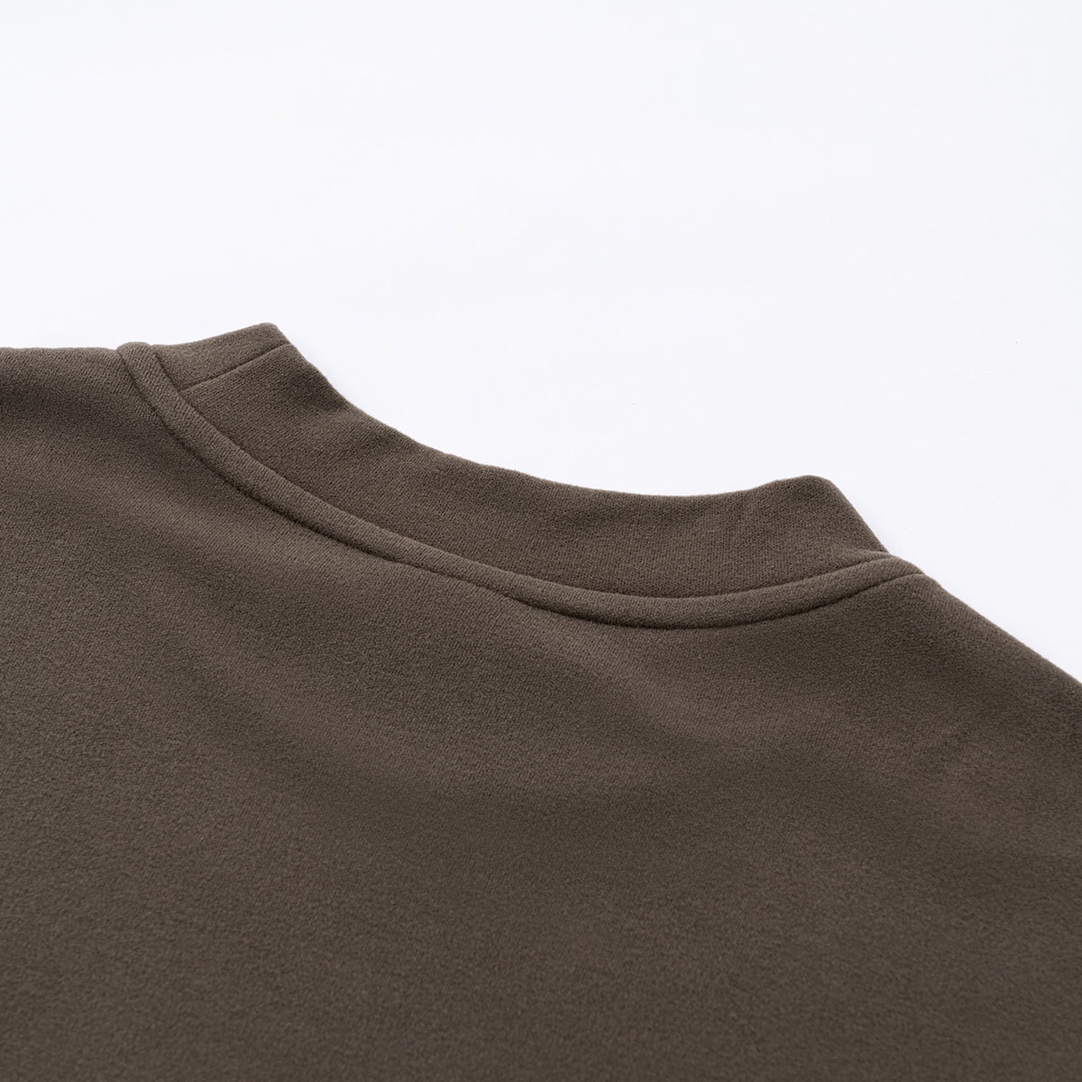 Velour Mock Layered Raglan Sleeve Top