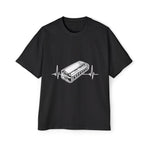 Harmonica Heartbeat Graphic Tee-INNBLAC Fashion Apparel