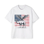 Camel And Eagle Retro Graphic Tee-INNBLAC Fashion Apparel