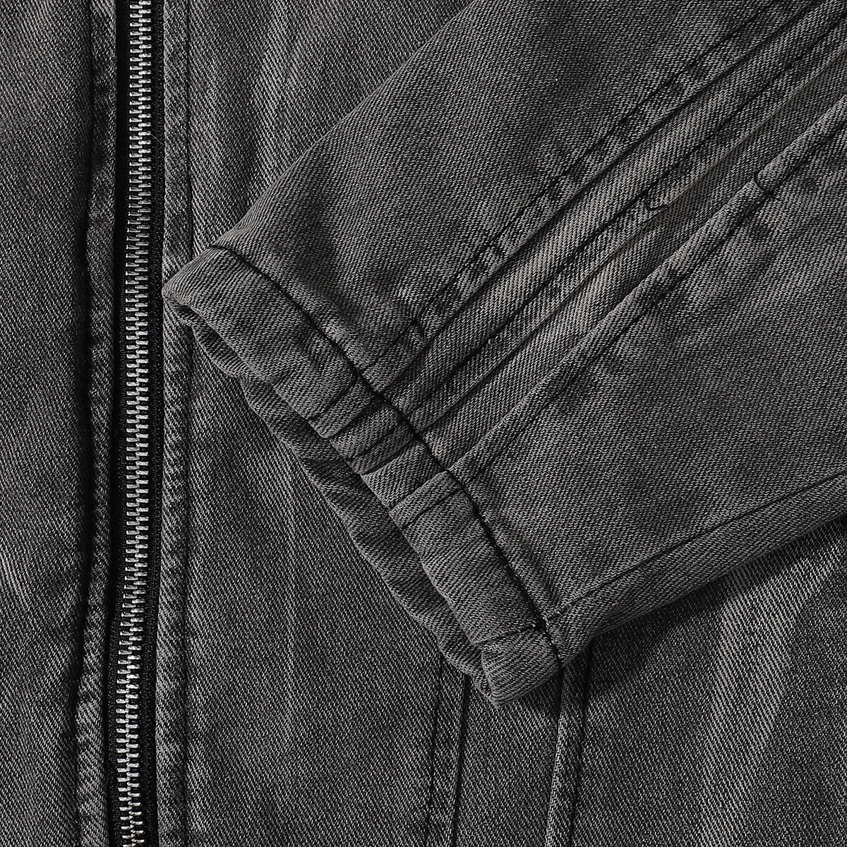 Streetwear Vintage Wash Denim Jacket