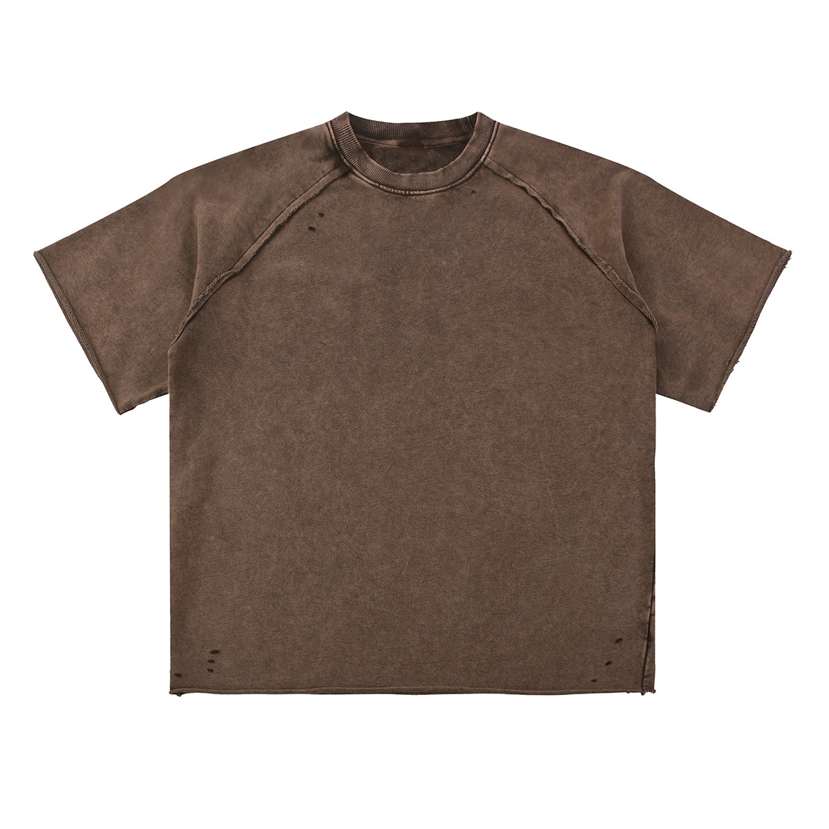 Heavy Washed Wax-Dyed High Street Raglan Tee