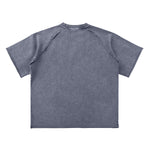 Heavy Washed Wax-Dyed High Street Raglan Tee