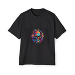 Hip Hop Music Lover Skull Graphic Tee-INNBLAC Fashion Apparel