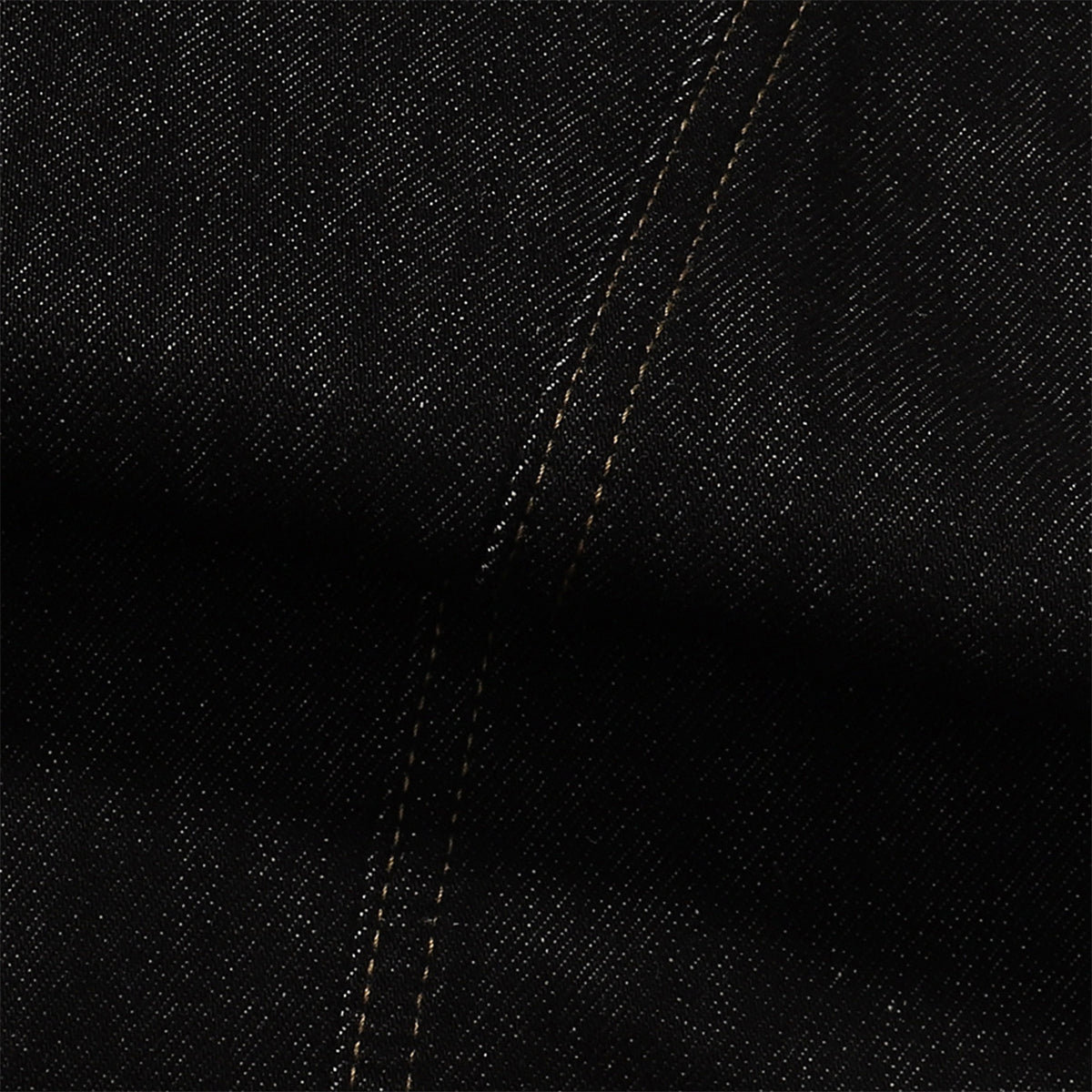 Contrast Stitching Detail Wide Leg Denim Pants