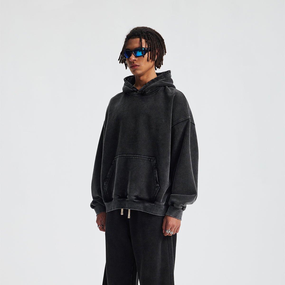 Oversized Comfort Fit Kangaroo Pocket Hoodie