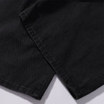 Black Washed Wide Leg Denim Jeans