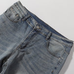 Light Wash Slight Flare Mid Rise Vintage Jeans