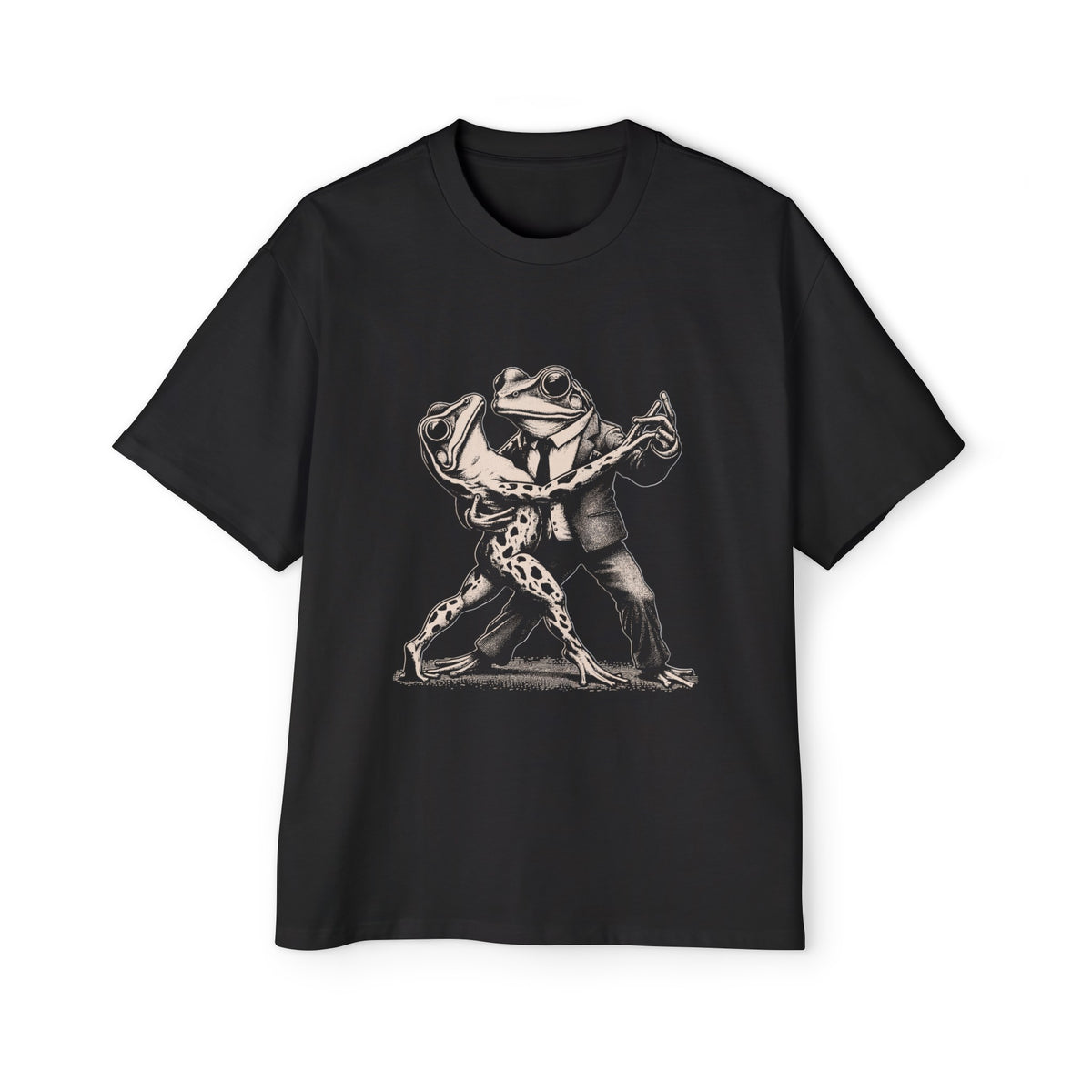 Dancing Frog Graphic Tee-INNBLAC Fashion Apparel