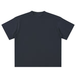 Relaxed Fit Boxy Solid Color Minimal Tee