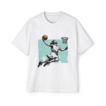 Jesus Playing Basketball Graphic Tee-INNBLAC Fashion Apparel