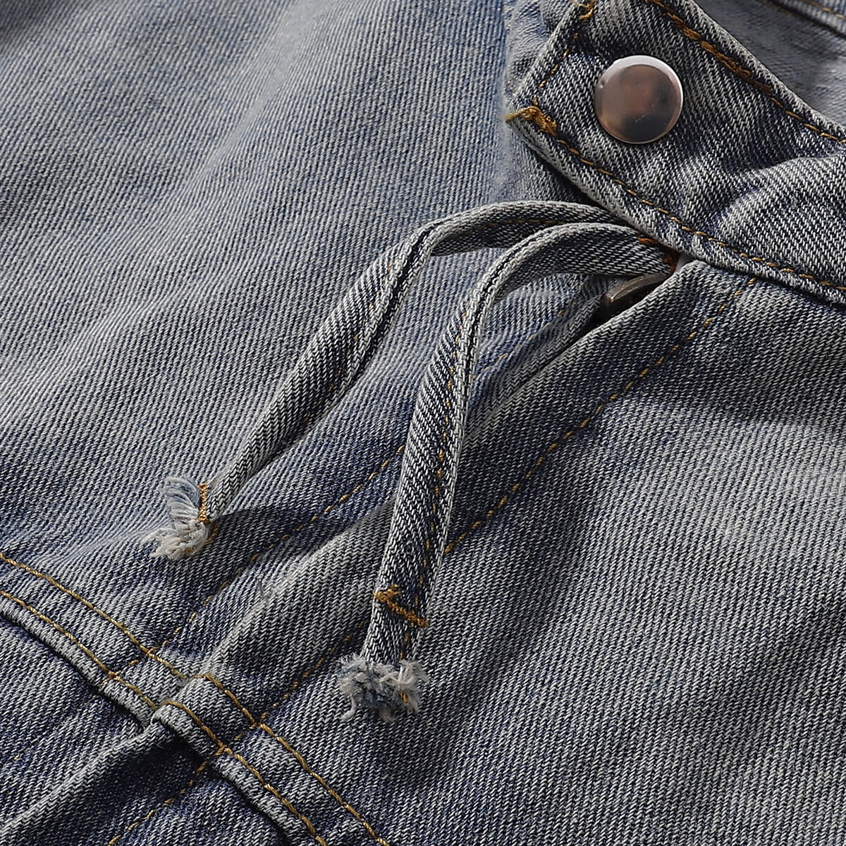 Zip-Up Baggy Denim Jacket