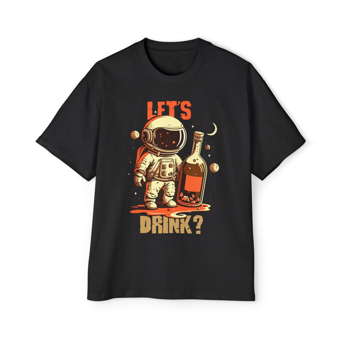 Space Pirate Rum Graphic Tee-INNBLAC Fashion Apparel