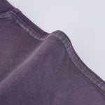 Gradient-Fade Distressed Edge Cotton Tee 7.8oz