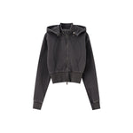 Detachable Hood Double Slider Fleece Hoodie