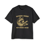 Raccoon Driver Graphic Tee-INNBLAC Fashion Apparel