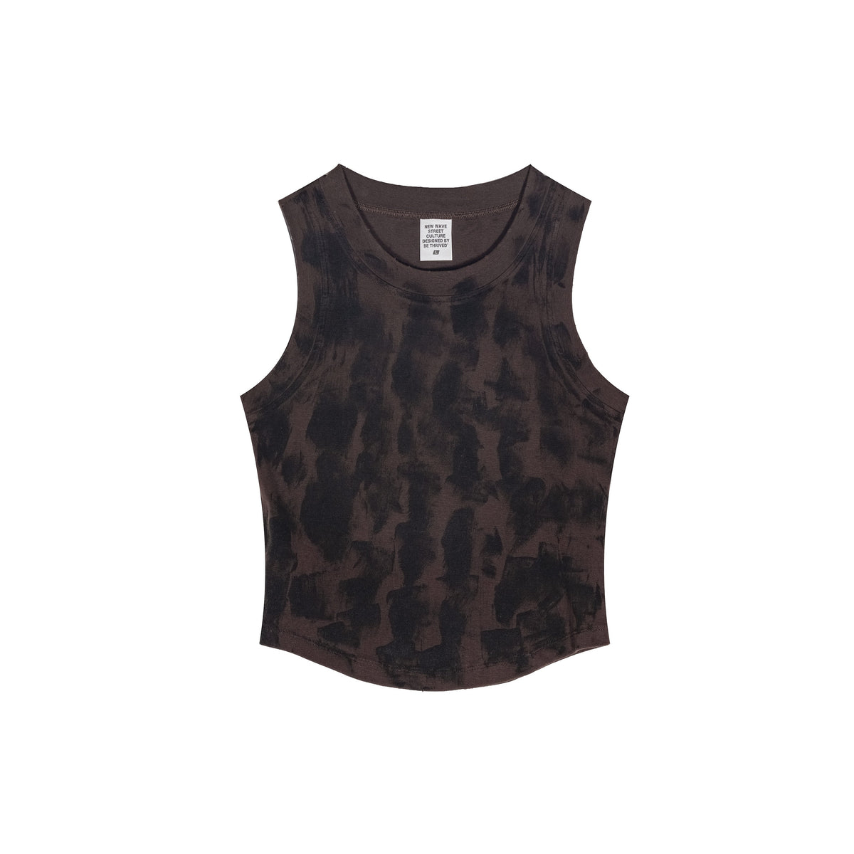 Washed Distressed Crop Tank-INNBLAC Fashion Apparel