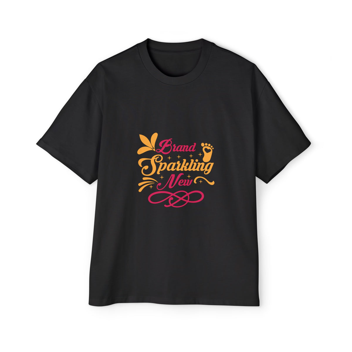 Brand Sparkling New Graphic Tee-INNBLAC Fashion Apparel