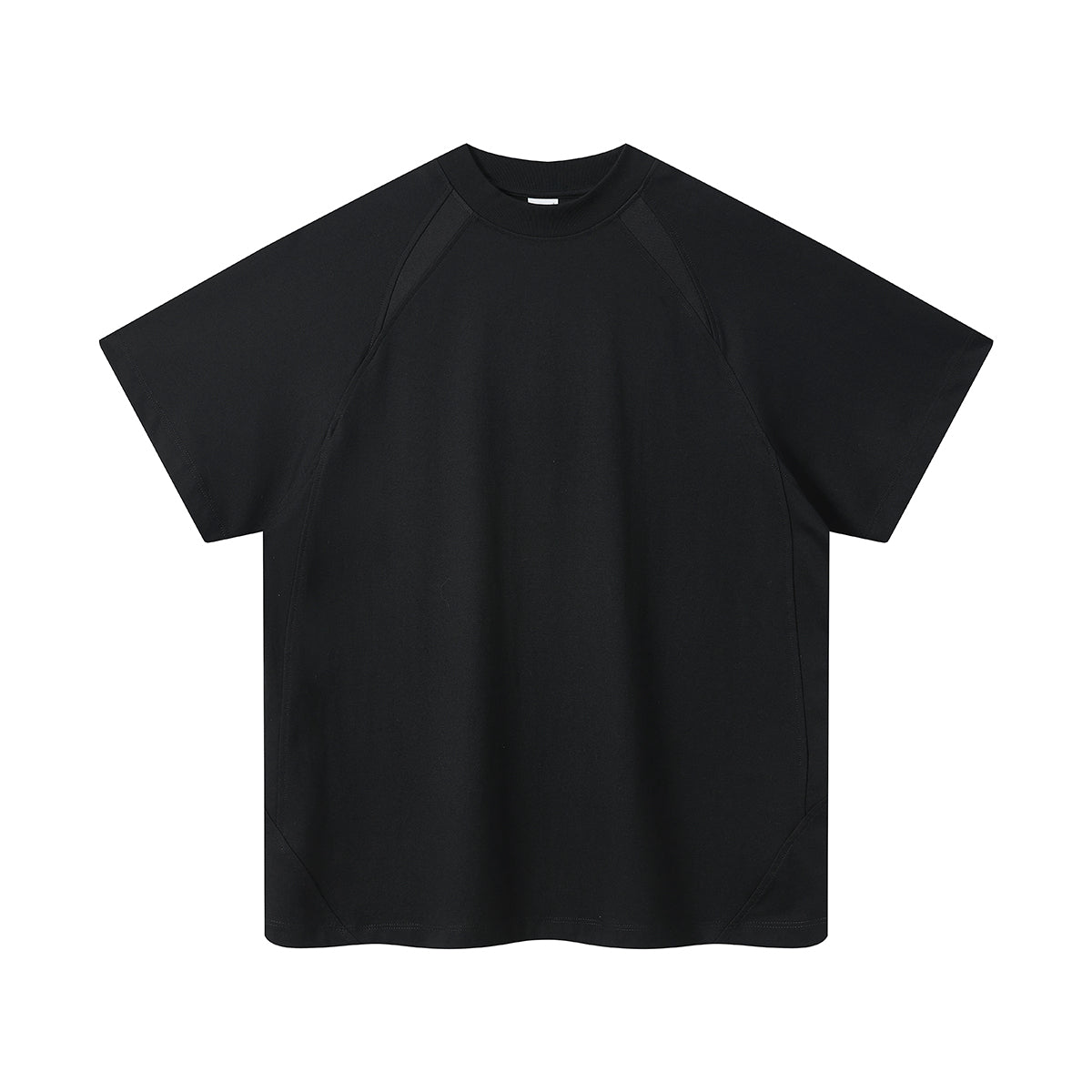 Color Block Oversized Sporty Raglan T-Shirt