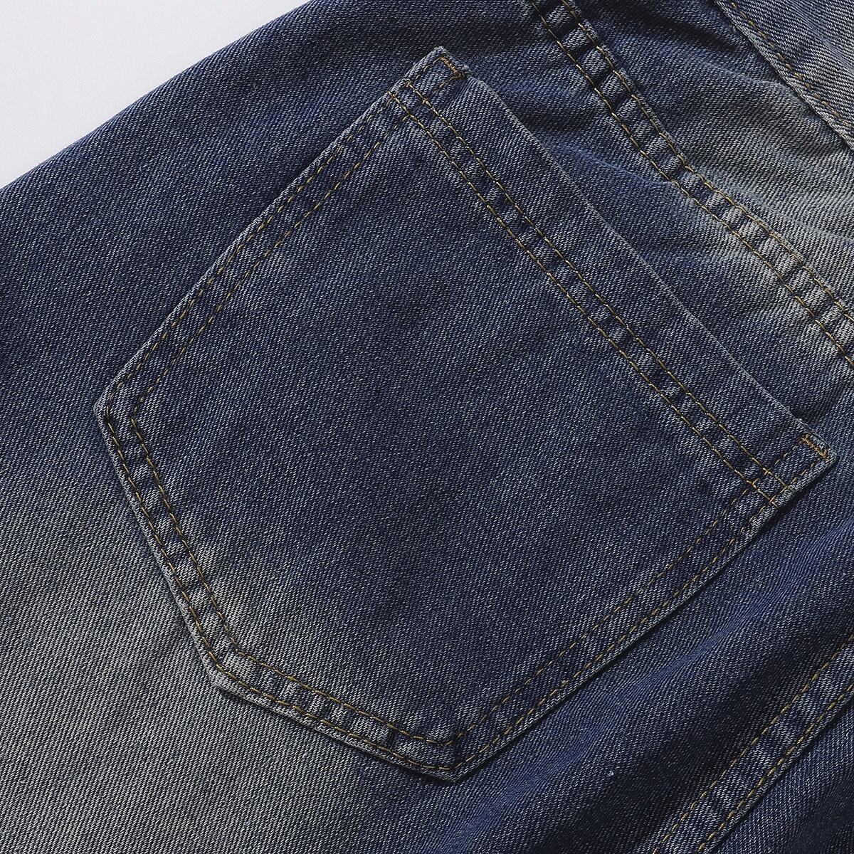 Cartoon Patchwork Distressed Barrel Jeans