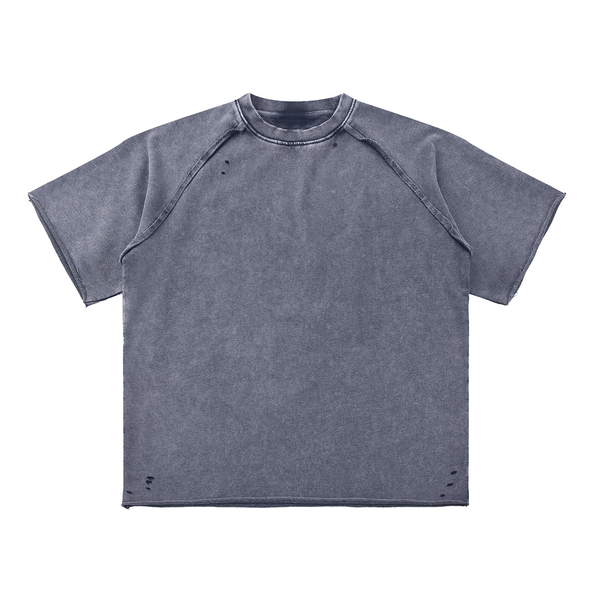 Heavy Washed Wax-Dyed High Street Raglan Tee