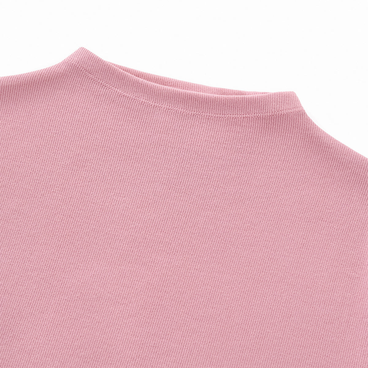 Minimal Textured Knit Fit T-Shirt