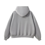 Vintage Wash Distressed Fleece Boxy Hoodie