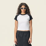 Women’s Color Block Raglan Tee