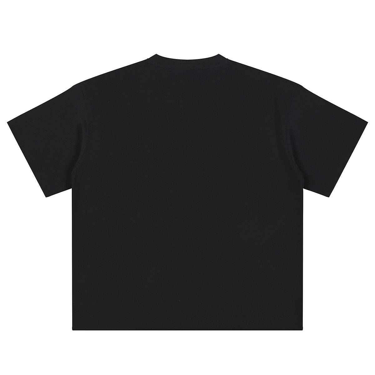 Relaxed Fit Boxy Solid Color Minimal Tee