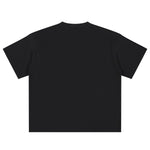 Relaxed Fit Boxy Solid Color Minimal Tee